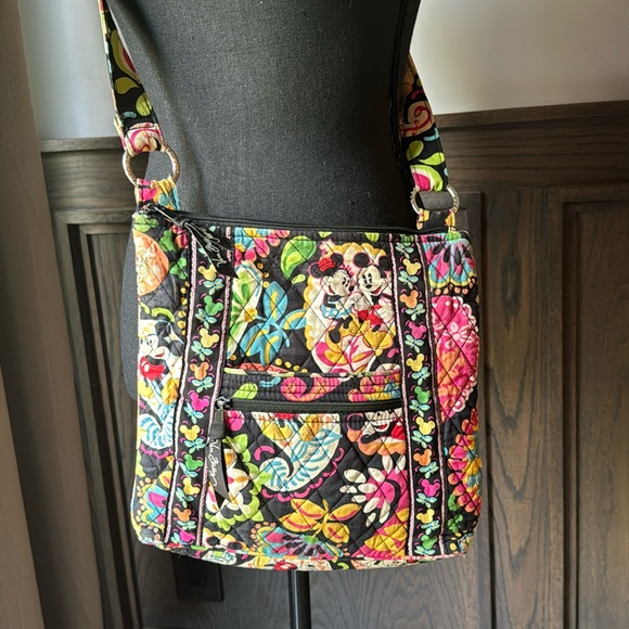 Vera Bradley Handbags - Disney Parks Midnight with Mickey Mouse Vera Bradley Hipster Bag Crossbody